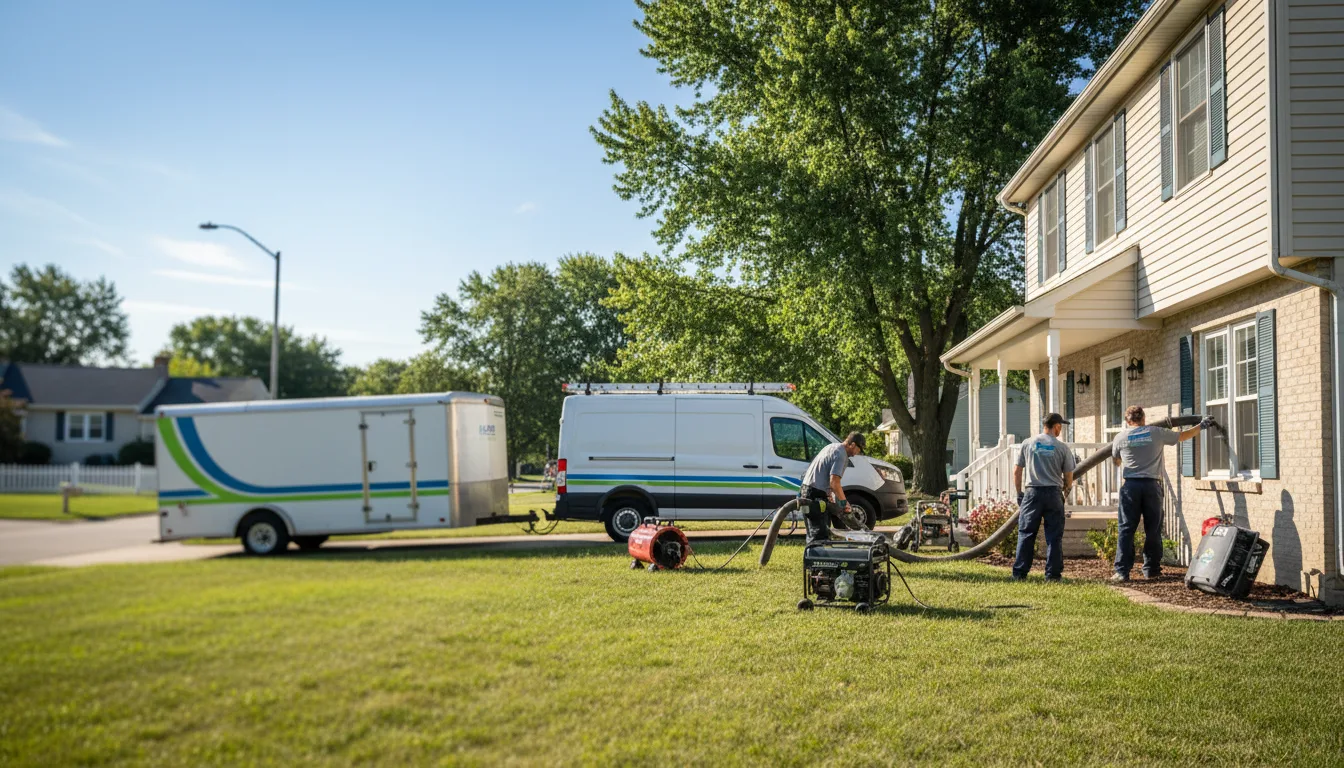 Flooded Basement Restoration And Cleanup With Repair in Stow, OH near me